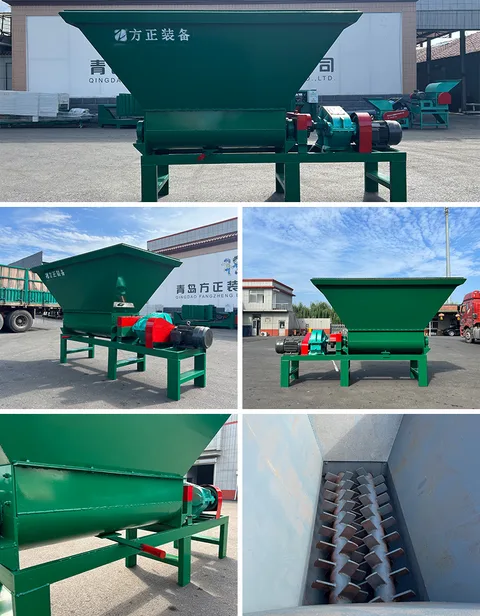 Single-stage crushing equipment: fertilizer demonstration